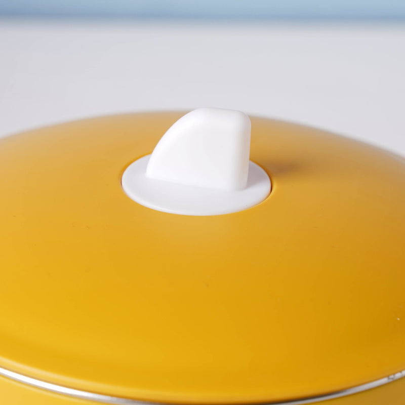Whale Double Walled Anti-Slip Feeding Bowl Yellow 400 ml - Kids Lunch Box
