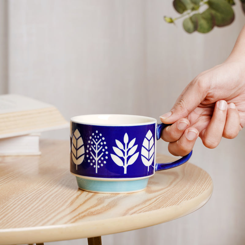 Blue Print Cup- Tea cup, coffee cup, cup for tea | Cups and Mugs for Office Table & Home Decoration