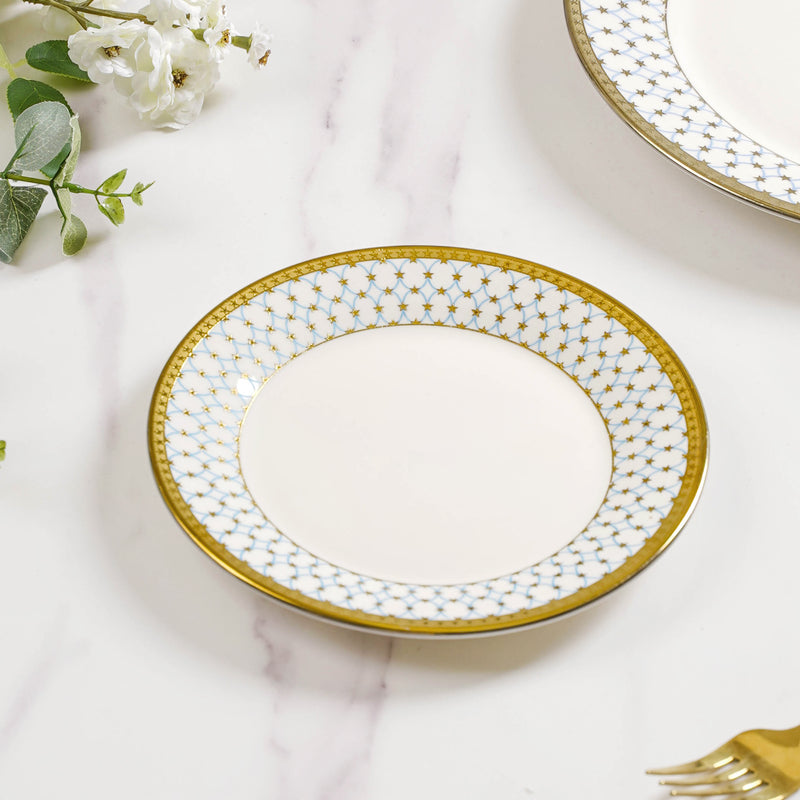 Aurelea Glam Snack Plate - Serving plate, snack plate, dessert plate | Plates for dining & home decor