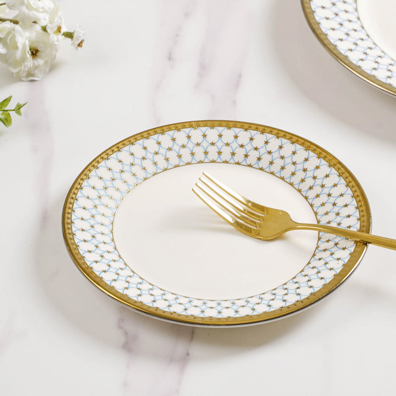 Aurelea Glam Snack Plate - Serving plate, snack plate, dessert plate | Plates for dining & home decor