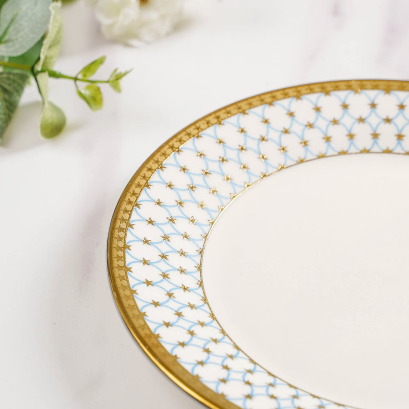 Aurelea Glam Snack Plate - Serving plate, snack plate, dessert plate | Plates for dining & home decor