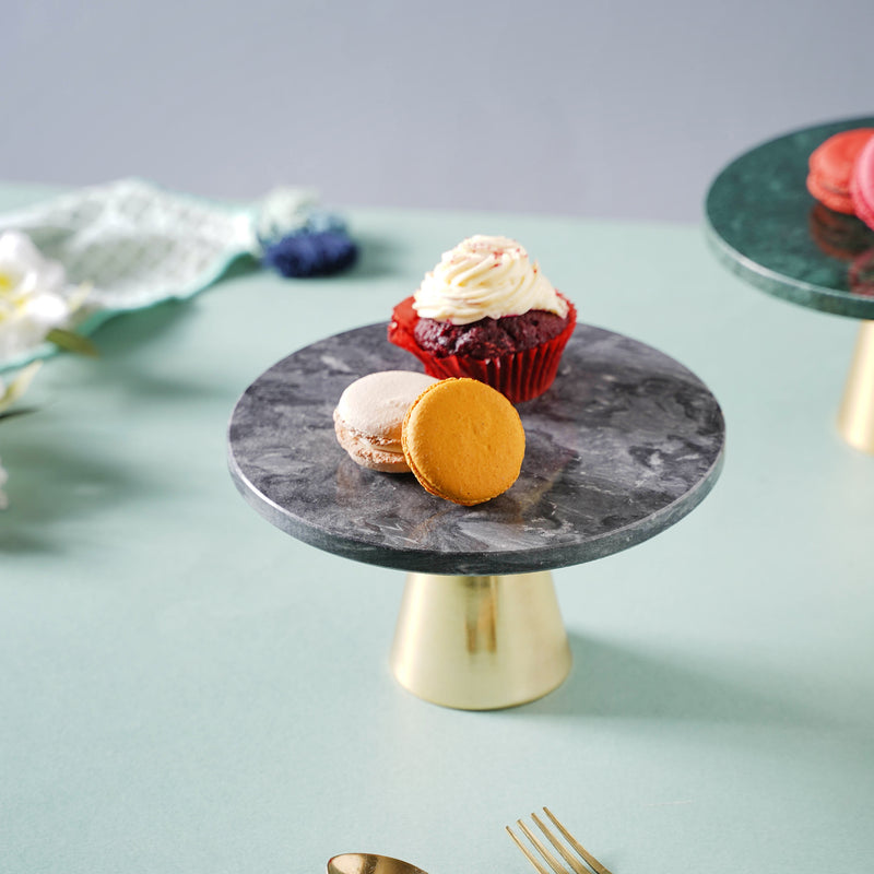 Grey Marble Cake Stand