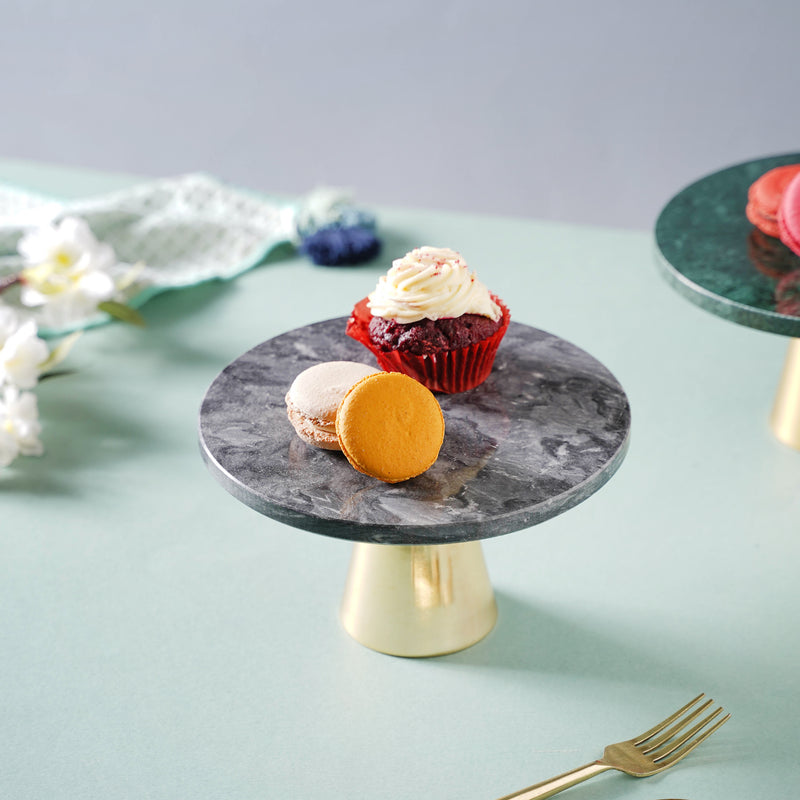 Grey Marble Cake Stand