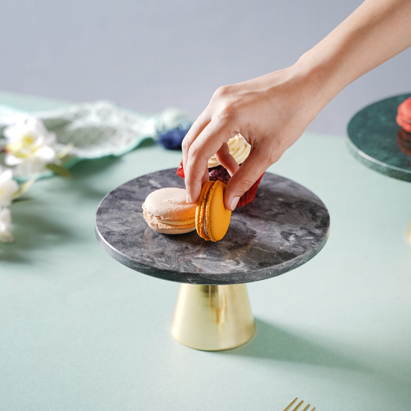 Grey Marble Cake Stand