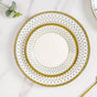 Aurelea Glam Dinner Plate - Serving plate, lunch plate, ceramic dinner plates| Plates for dining table & home decor