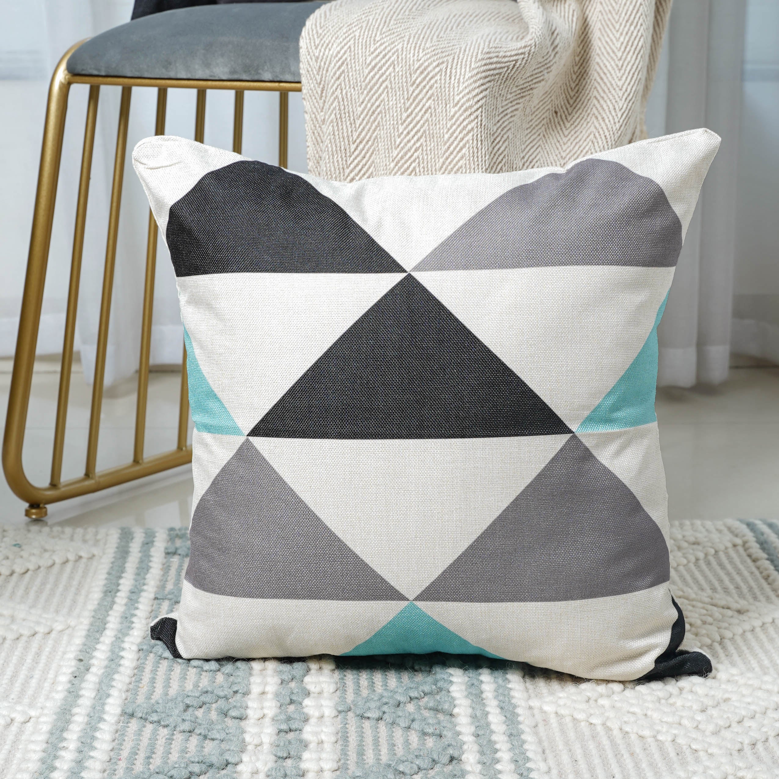 Geometric pillow clearance cases