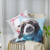 Dog Print Cushion Cover Set of 2