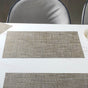 Beige-grey PVC Table Mat Set of 6