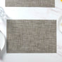 Beige-grey PVC Table Mat Set of 6