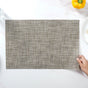 Beige-grey PVC Table Mat Set of 6