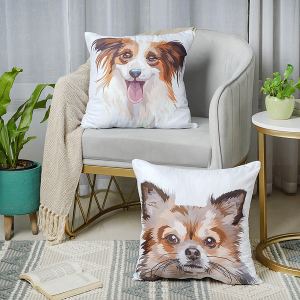 Printed Cushion Cover Set of 2