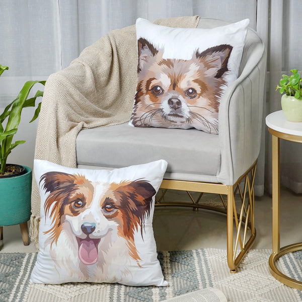 Printed Cushion Cover Set of 2