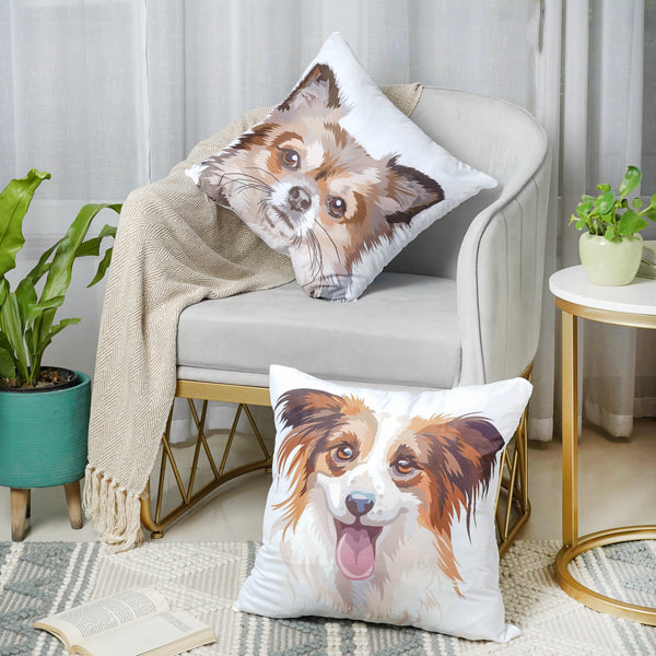 Printed Cushion Cover Set of 2