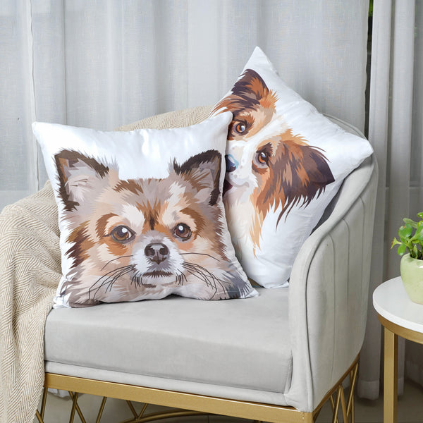 Printed Cushion Cover Set of 2