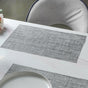 Grey PVC Table Mat Set of 6