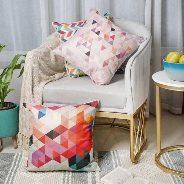 Abstract Print Cushion Cover Set of 3 - Nestasia