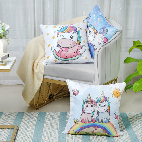Unicorn Pillow Case Set of 3