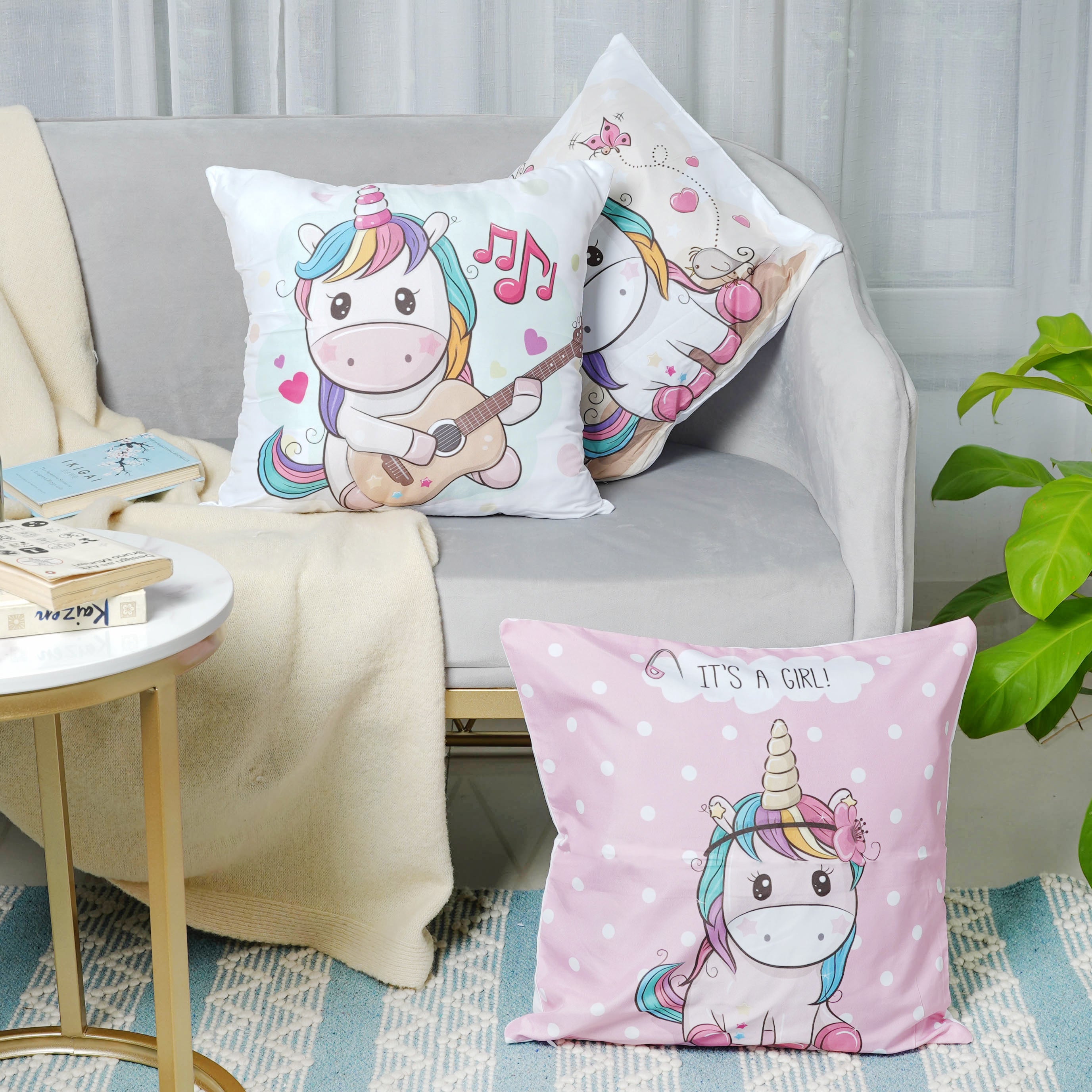 Unicorn best sale decorative pillow