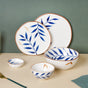 Palm Leaf 27 Piece Dinner Set For 6