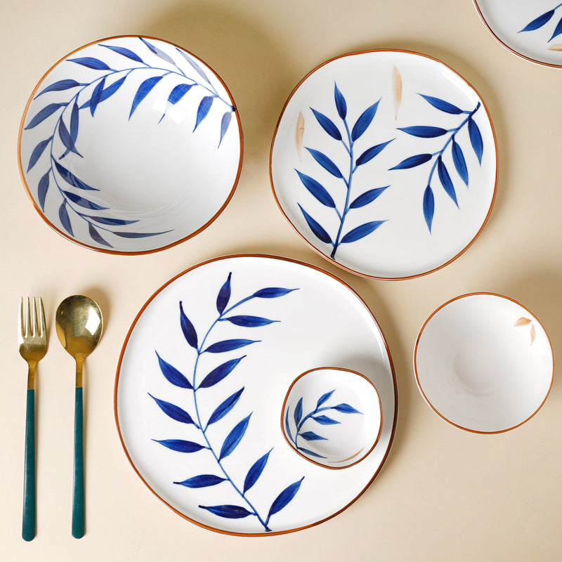 Palm Leaf 27 Piece Dinner Set For 6