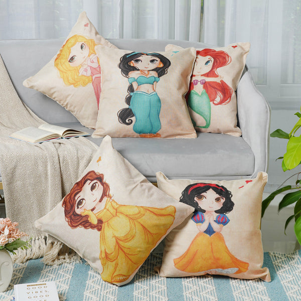 Princess Cushion Cover Set of 5
