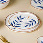 Palm Leaf 27 Piece Dinner Set For 6