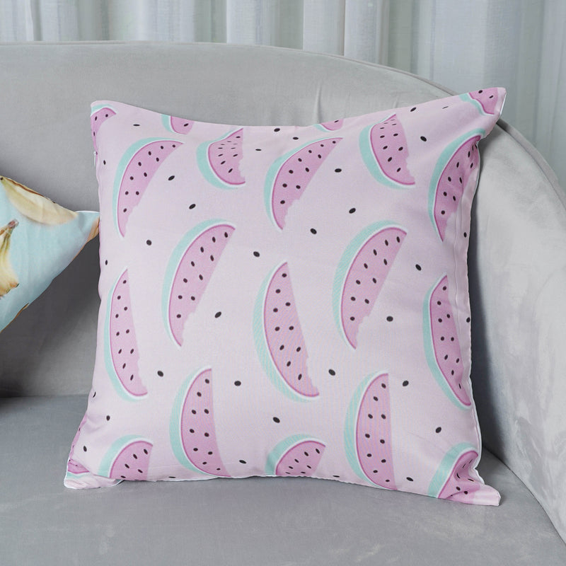 Cushion Cover Set of 5 with Fruit Prints