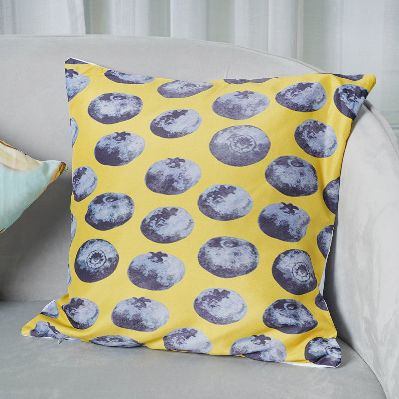 Cushion Cover Set of 5 with Fruit Prints