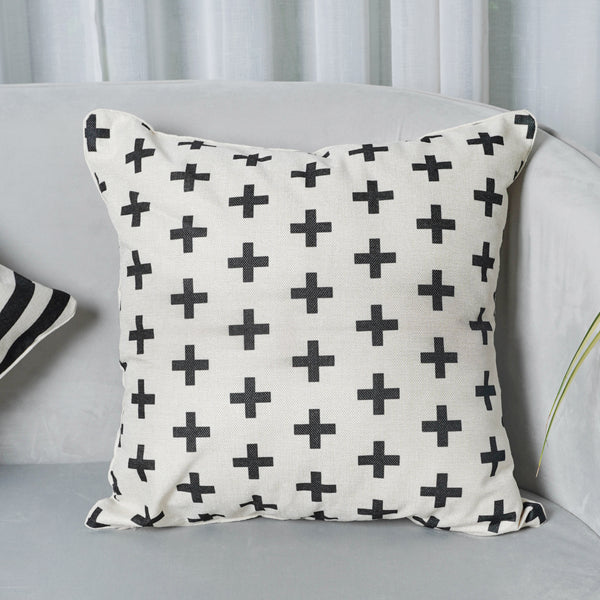 Monochrome Cushion Cover Set of 2