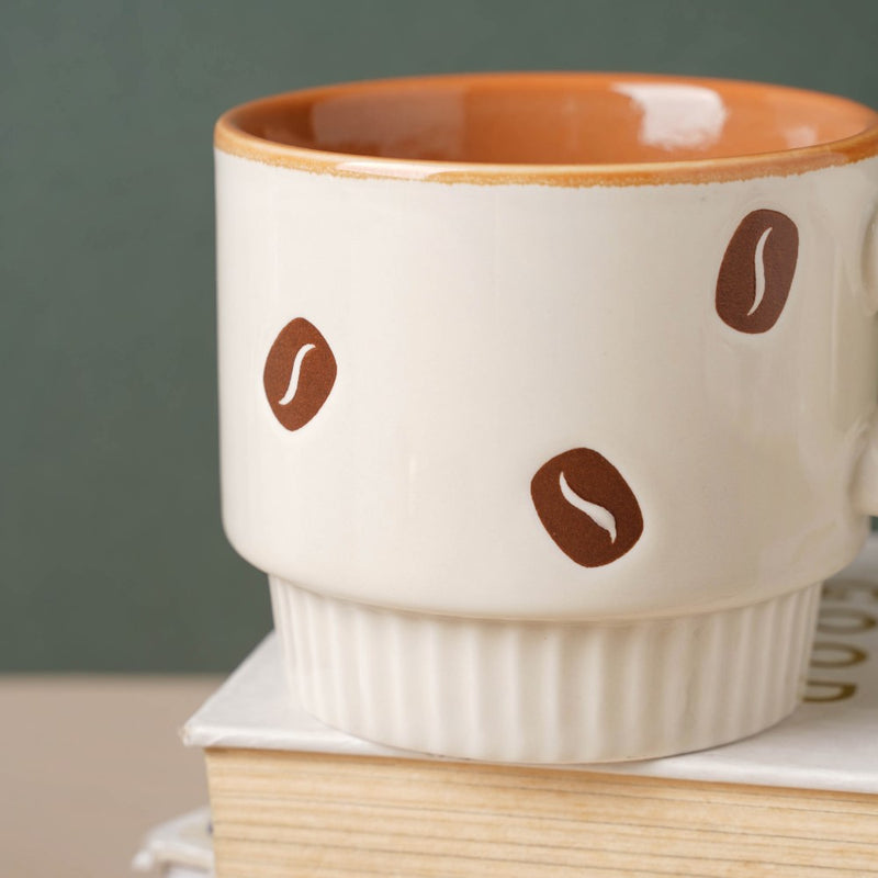 Minimalist Ceramic Coffee Mug- Mug for coffee, tea mug, cappuccino mug | Cups and Mugs for Coffee Table & Home Decor