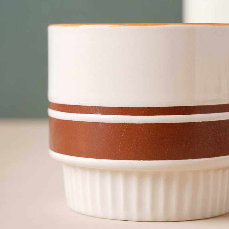 Minimalist Ceramic Coffee Mug- Mug for coffee, tea mug, cappuccino mug | Cups and Mugs for Coffee Table & Home Decor