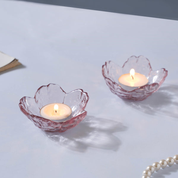 Sakura Styled Glass Dip Bowl Set of 2 - Bowl, ceramic bowl, dip bowls, chutney bowl, dip bowls ceramic | Bowls for dining table & home decor 