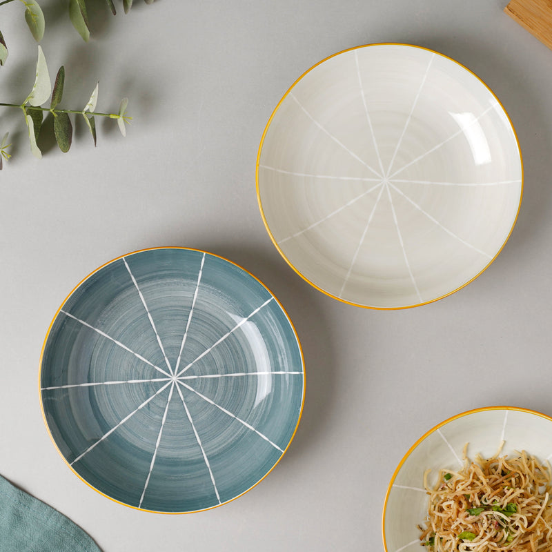 Willow Deep Dish - Serving plate, pasta plate, lunch plate, deep plate | Plates for dining table & home decor