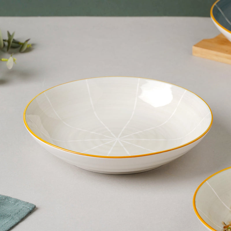Willow Deep Dish - Serving plate, pasta plate, lunch plate, deep plate | Plates for dining table & home decor