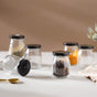 Miniature Glass Bottles Set of 6 - Jar