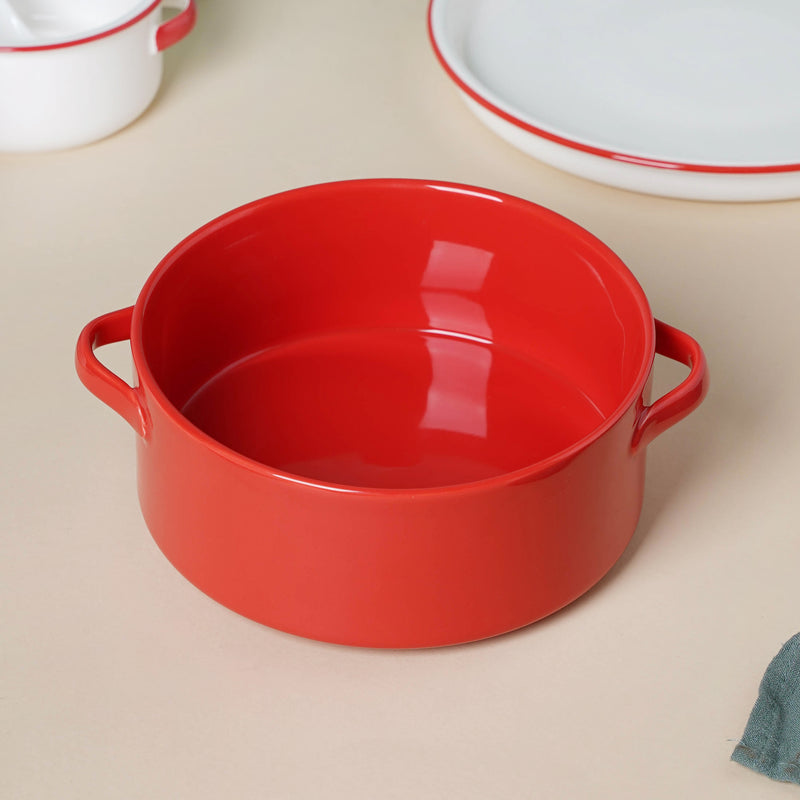 Red Toujours 31 Piece Dinner Set For 6