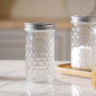 Textured Jar for Storage Set of 6 - Jar