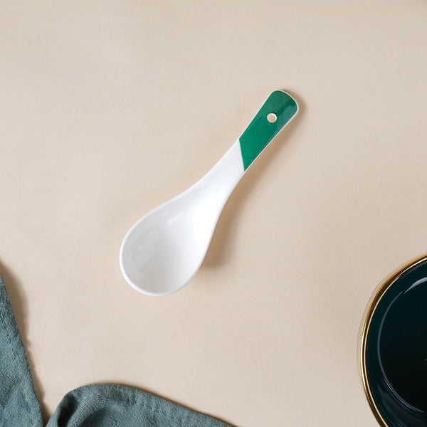 Emerald Snack Bowl Set Of 4 With Chopsticks And Soup Spoons