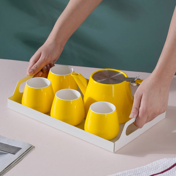 Tea Serving Set Of 6 - Tea cup set, tea set, teapot set | Tea set for Dining Table & Home Decor