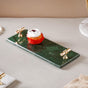 Marble Tray With Metal Handle