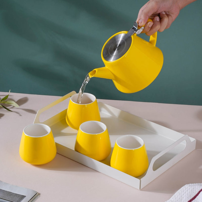 Tea Serving Set Of 6 - Tea cup set, tea set, teapot set | Tea set for Dining Table & Home Decor