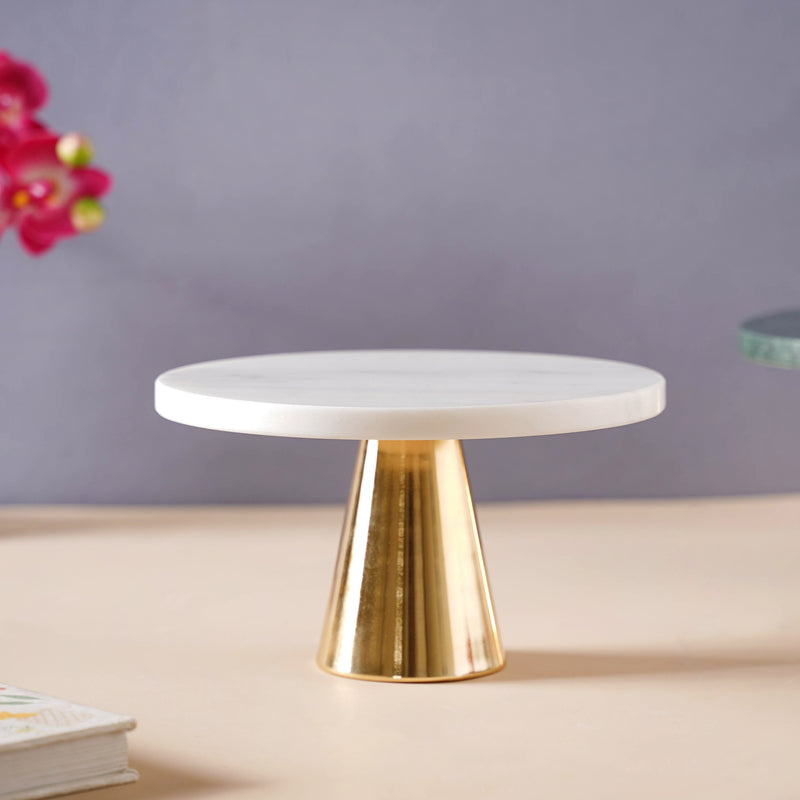 Marble Cake Stand 8 inch