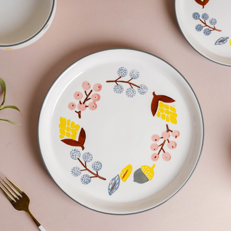 Bloom Grey 26 Piece Dinner Set For 6