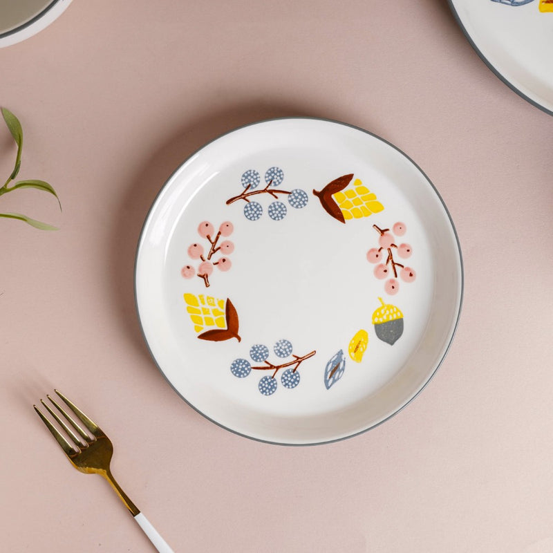 Bloom Grey 26 Piece Dinner Set For 6