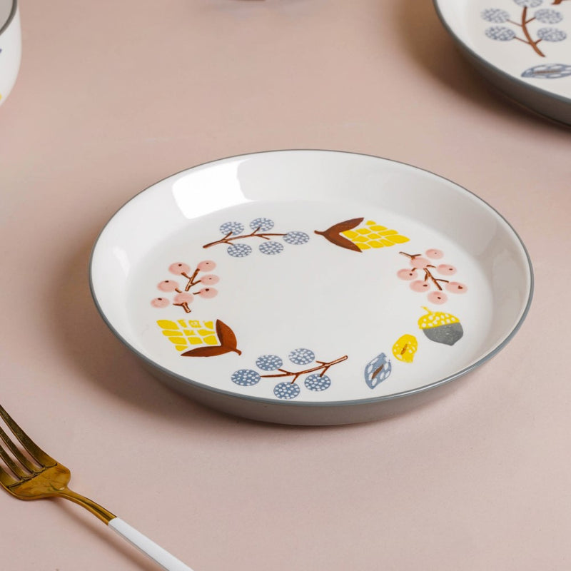 Bloom Grey 26 Piece Dinner Set For 6