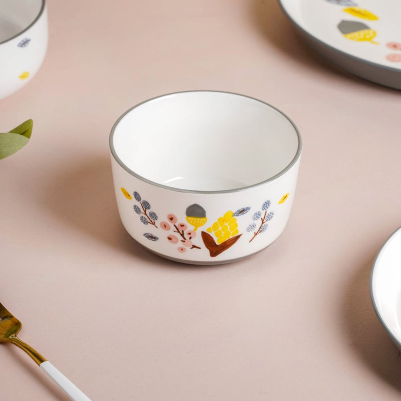 Bloom Grey 26 Piece Dinner Set For 6