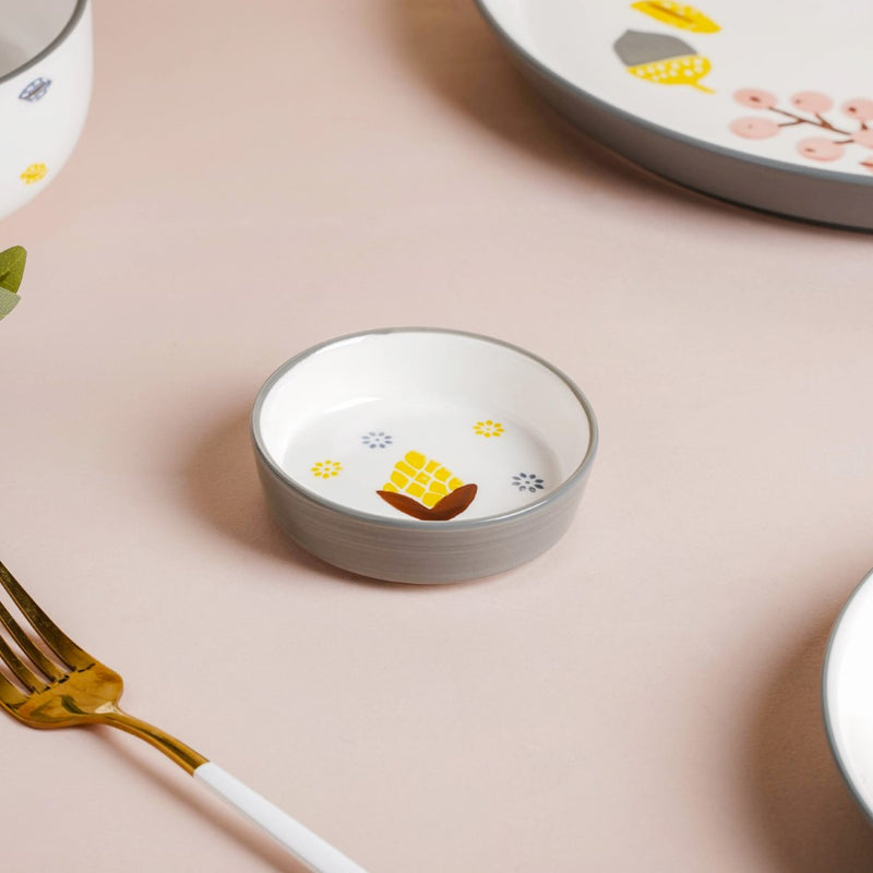 Bloom Grey 26 Piece Dinner Set For 6