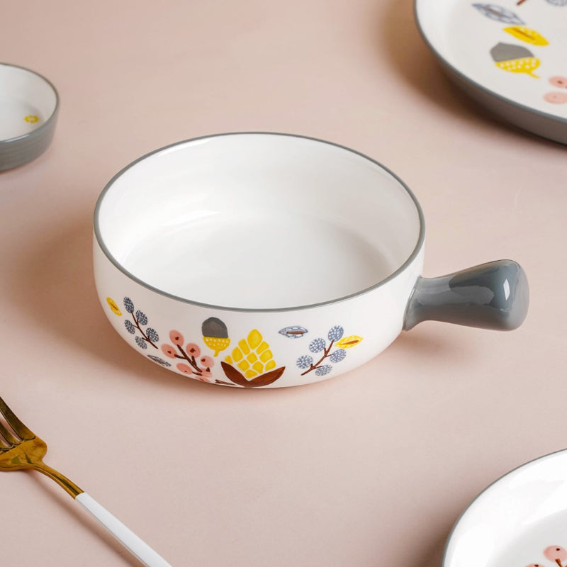 Bloom Grey 26 Piece Dinner Set For 6