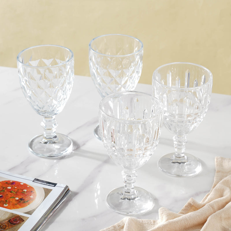 Crystal Wine Glass Set of 2
