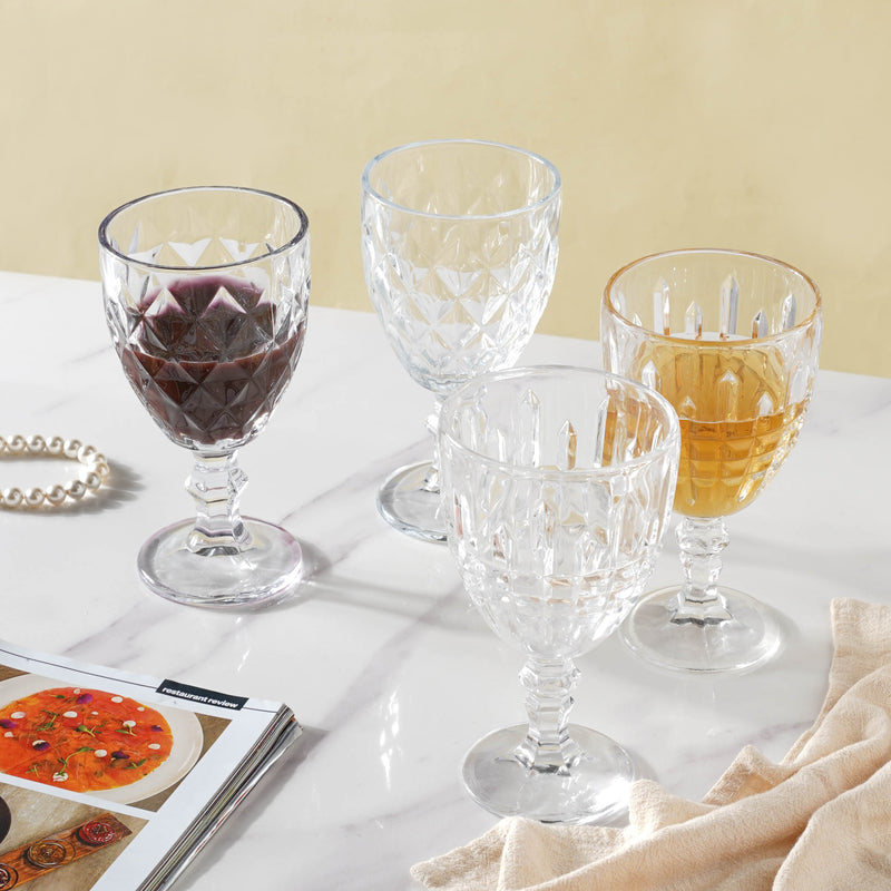 Crystal Wine Glass Set of 2